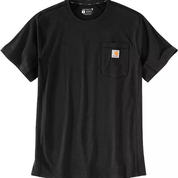 Carhartt Force Relaxed Fit 3XL Tall Black Pocket T-Shirt - Picture 1 of 10